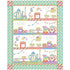 Tea Time Applique Quilt Sewing Pattern - Digital